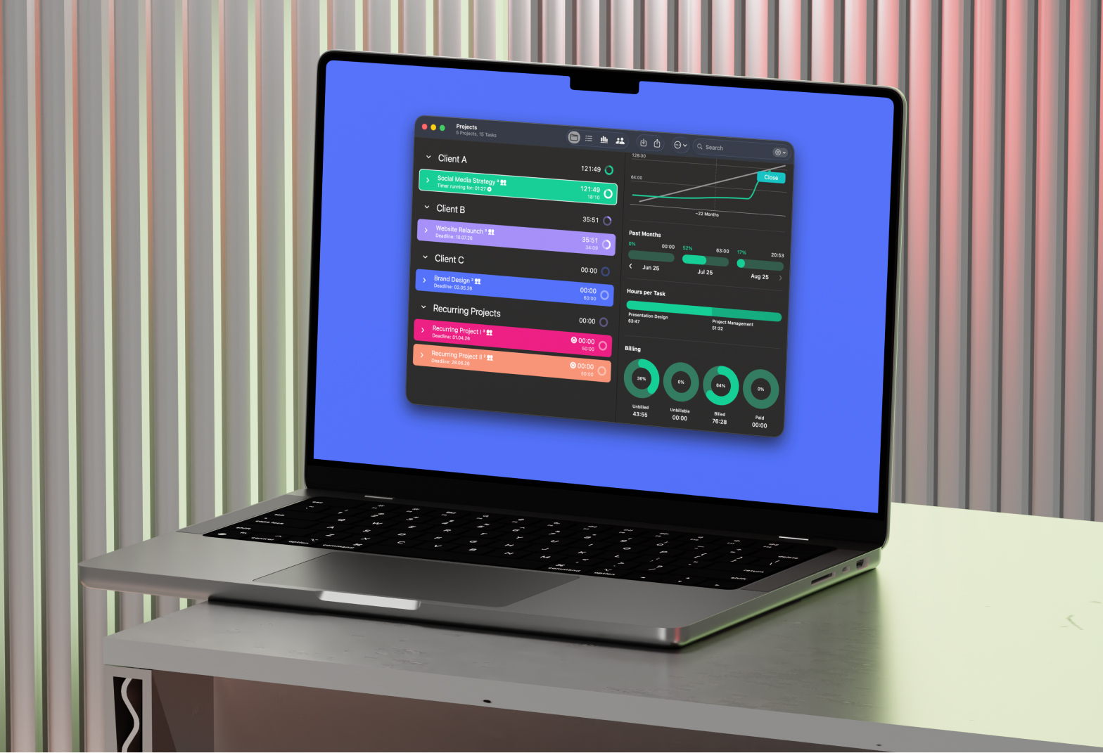 Tyme – Digitale Zeiterfassung auf dem Mac