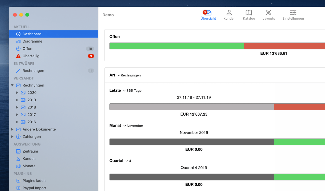 GrandTotal App Dashboard