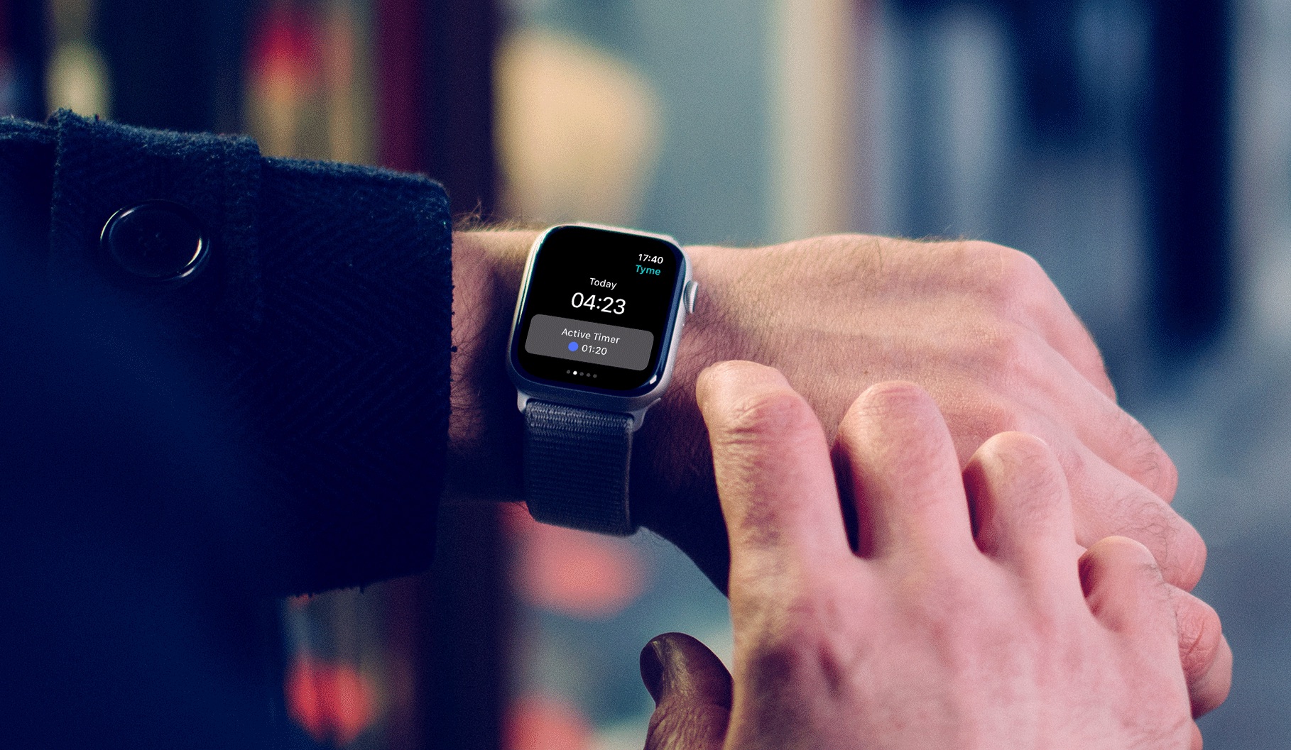 Tyme Zeiterfassung auch auf der Apple Watch